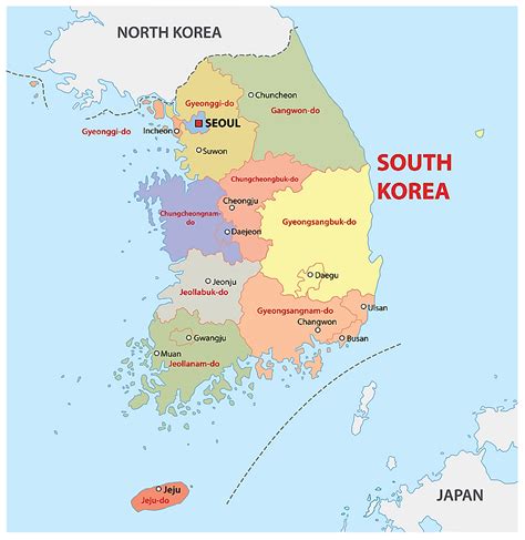where is south korea located.